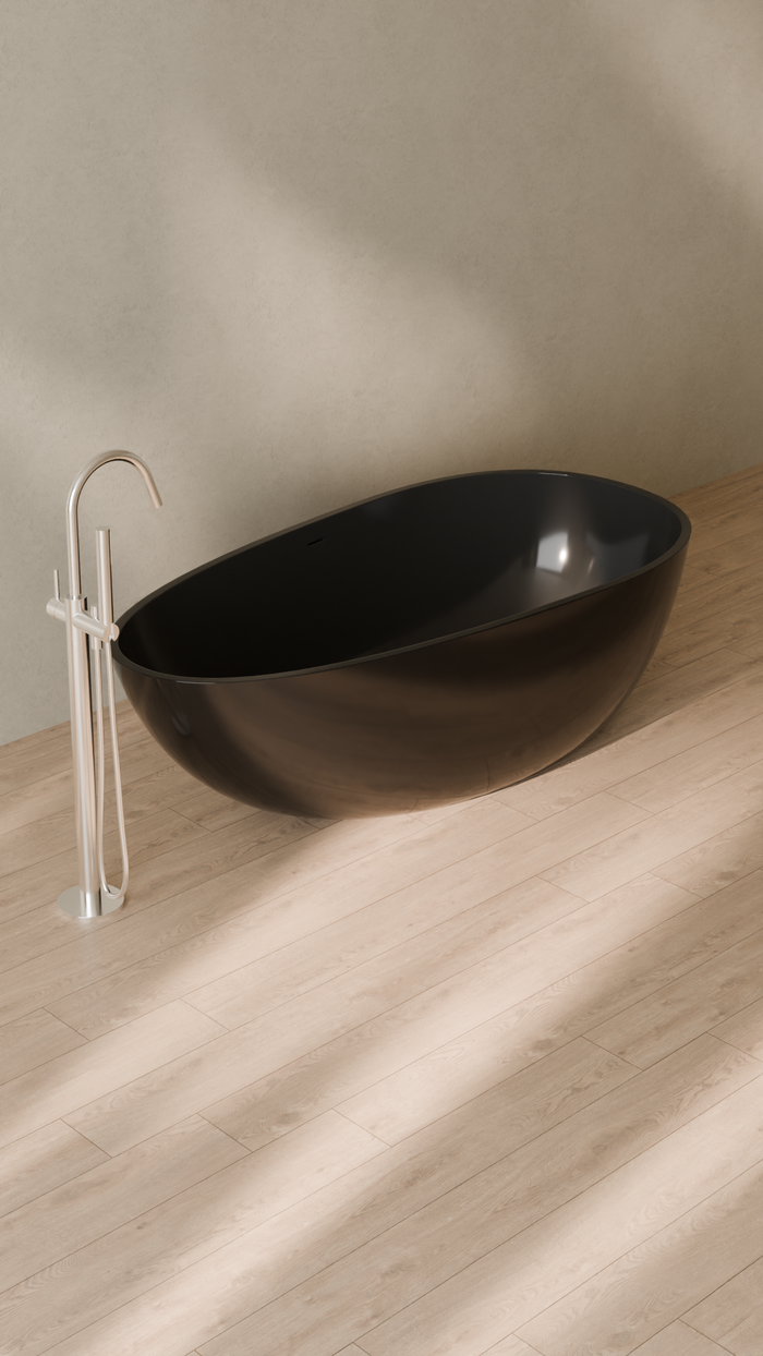 Badeloft details portrait 2026 | BW-01-L | Black | Bathtub_Glossy_Black__Camera_Angle_4.png