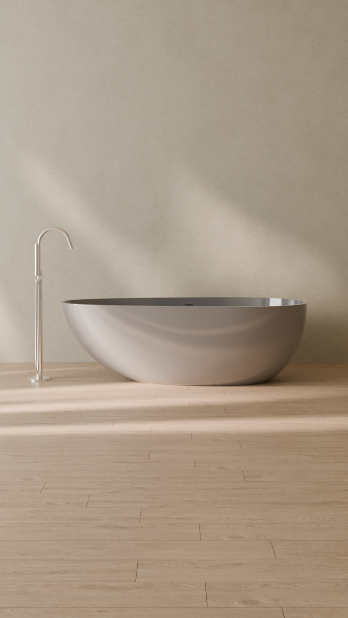Badeloft details portrait 2026 | BW-01-L | Grey | Bathtub_Glossy_Grey__Camera_Angle_1.png