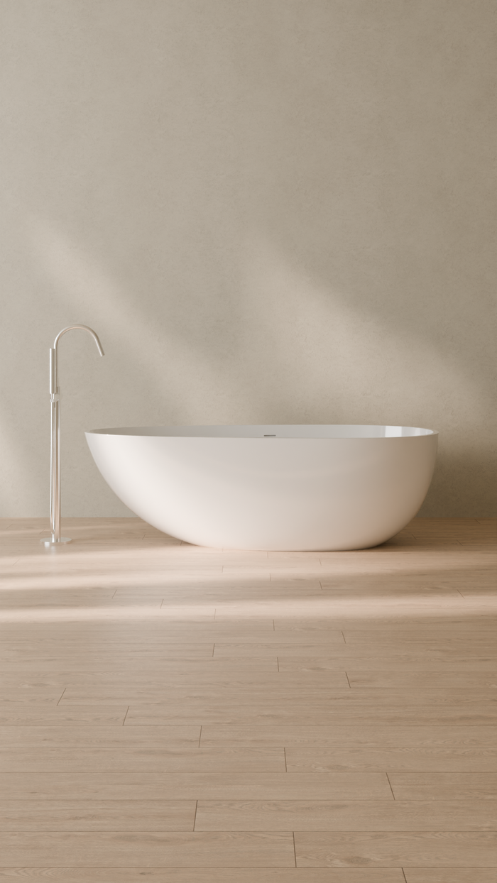 Badeloft details portrait 2026 | BW-01-L | White | Bathtub_Glossy_White__Camera_Angle_1.png