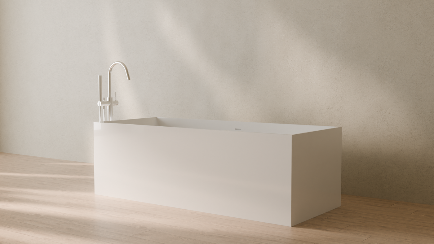 Badeloft render 2026 | BW-07 | White | Bathtub_Glossy_White__Camera_Angle_3.png โ in the bathroom