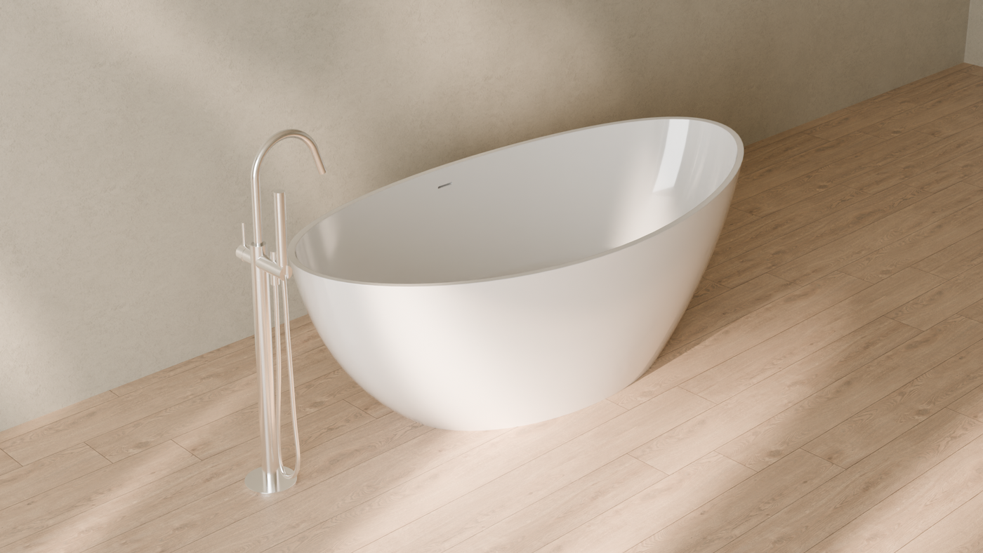 Badeloft render 2026 | BW-03-XL | White | Bathtub_Glossy_White__Camera_Angle_4.png — in the bathroom