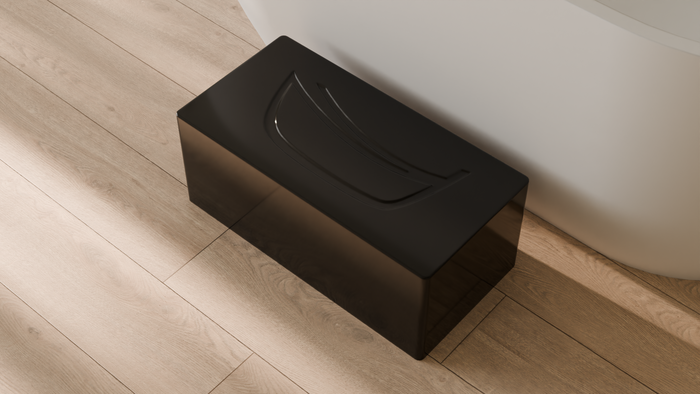 Badeloft render 2026 | SC-01 | Black | SC-01_Glossy_Black__Camera_Angle_4.png