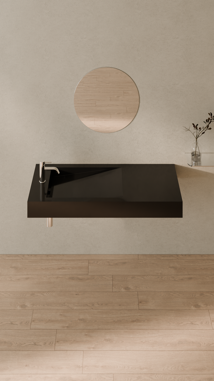 Badeloft details portrait 2026 | WT-05-A | Black | Sink_Glossy_Black__Camera_Angle_3.png