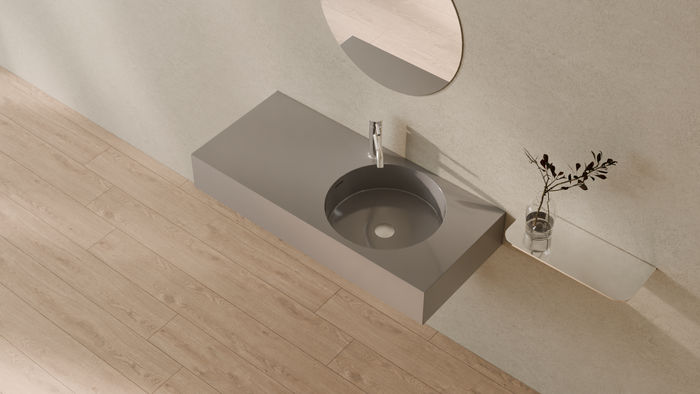 Badeloft render 2026 | WT-02-B | Grey | Sink_Glossy_Grey__Camera_Angle_2.png