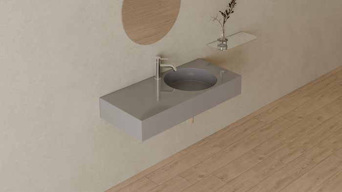 Badeloft render 2026 | WT-02-B | Grey | Sink_Glossy_Grey__Camera_Angle_4.png