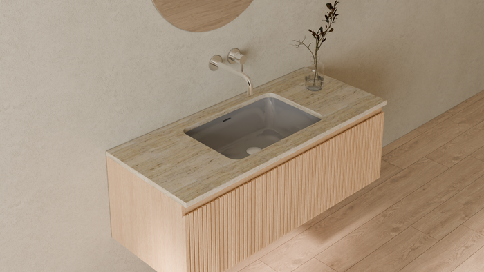 Badeloft render 2026 | UB-03 | Grey | Sink_Glossy_Grey__Camera_Angle_4.png