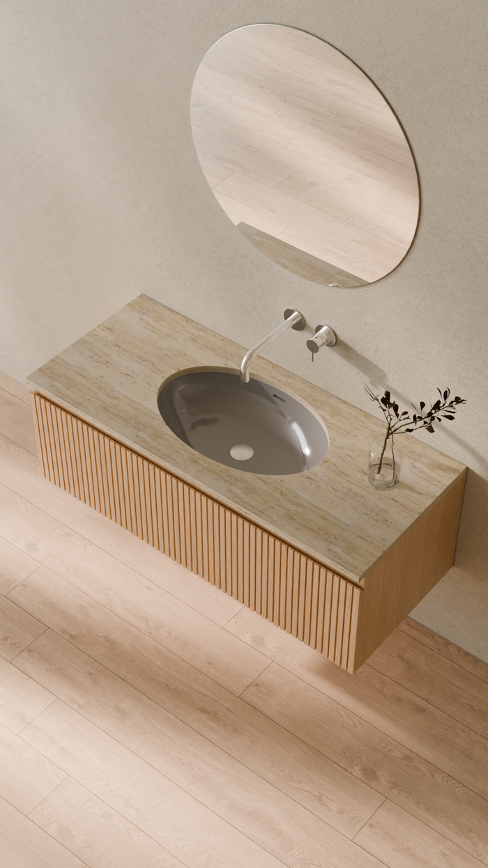 Badeloft details portrait 2026 | UB-02 | Grey | Sink_Glossy_Grey__Camera_Angle_2.png