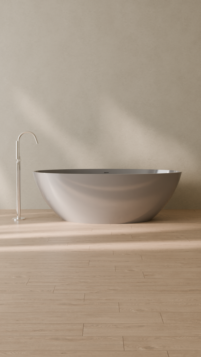 Badeloft details portrait 2026 | BW-05-XL | Grey | Bathtub_Glossy_Grey__Camera_Angle_1.png