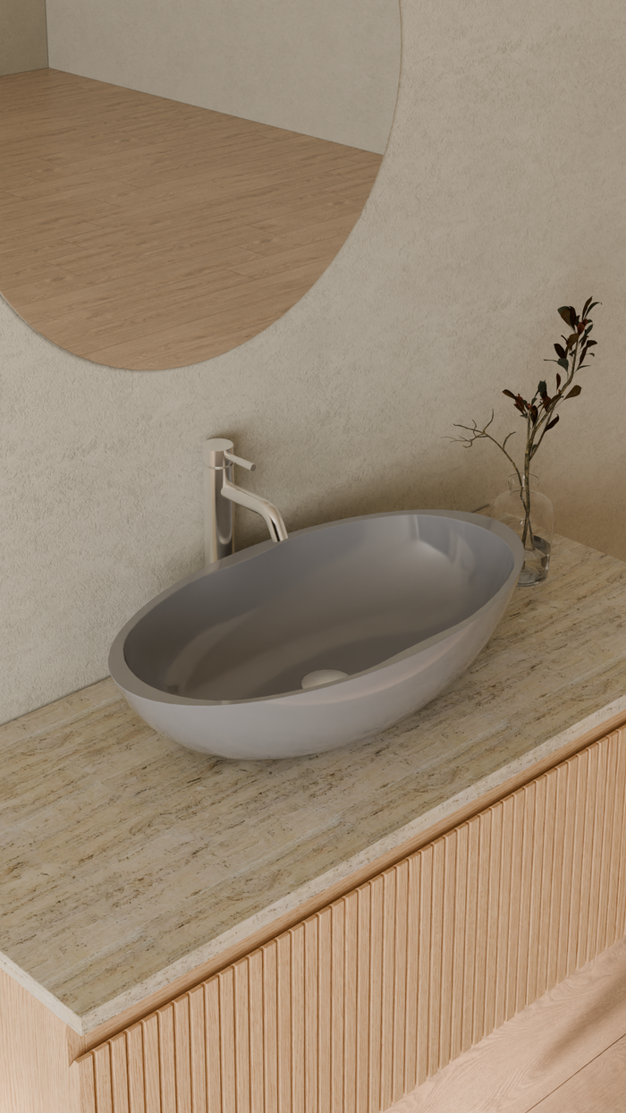 Badeloft details portrait 2026 | WB-04 | Grey | Sink_Glossy_Grey__Camera_Angle_4.png