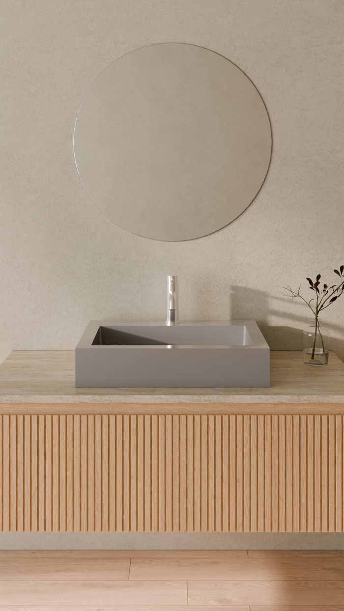 Badeloft details portrait 2026 | WB-05-M | Grey | Sink_Glossy_Grey__Camera_Angle_1.png