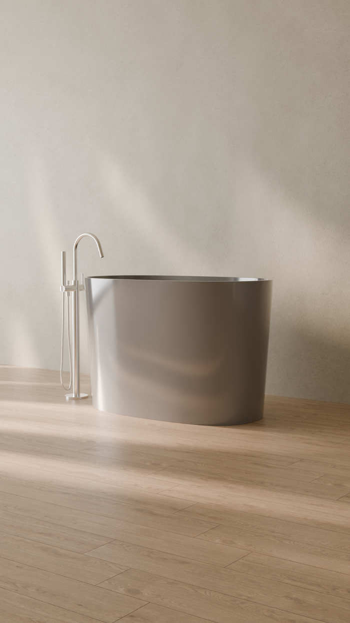Badeloft details portrait 2026 | BW-08-S | Grey | Bathtub_Glossy_Grey__Camera_Angle_3.png