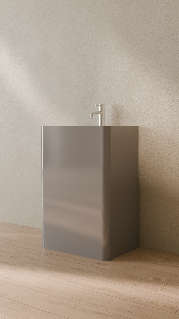 SUPERSEDED 2026-08-29 | Badeloft details portrait 2026 | SB-01-A | Grey | Sink_Glossy_Grey__Camera_Angle_3.png
