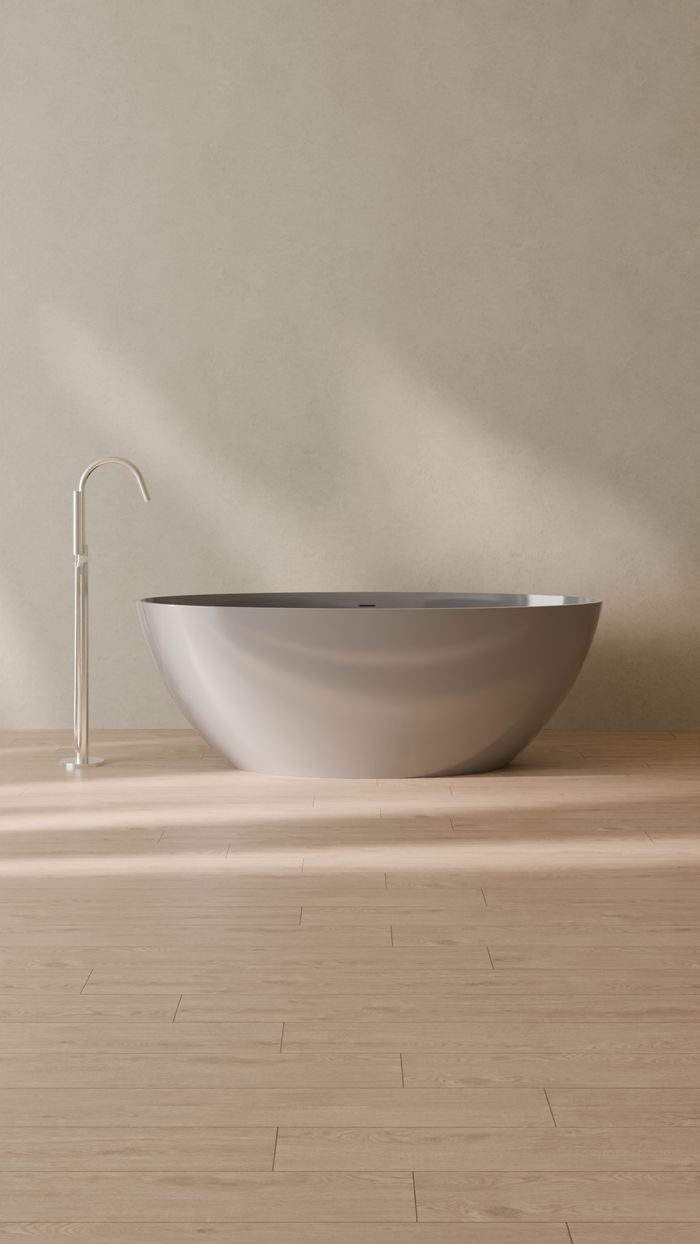 Badeloft details portrait 2026 | BW-05-L | Grey | Bathtub_Glossy_Grey__Camera_Angle_1.png