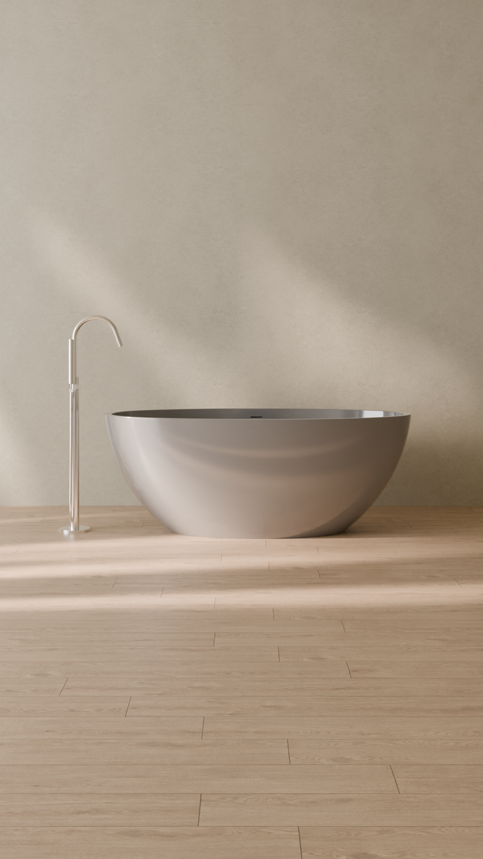 Badeloft details portrait 2026 | BW-04-L | Grey | Bathtub_Glossy_Grey__Camera_Angle_1.png
