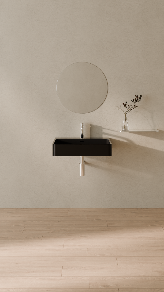 Badeloft details portrait 2026 | WT-01-M | Black | Sink_Glossy_Black__Camera_Angle_1.png