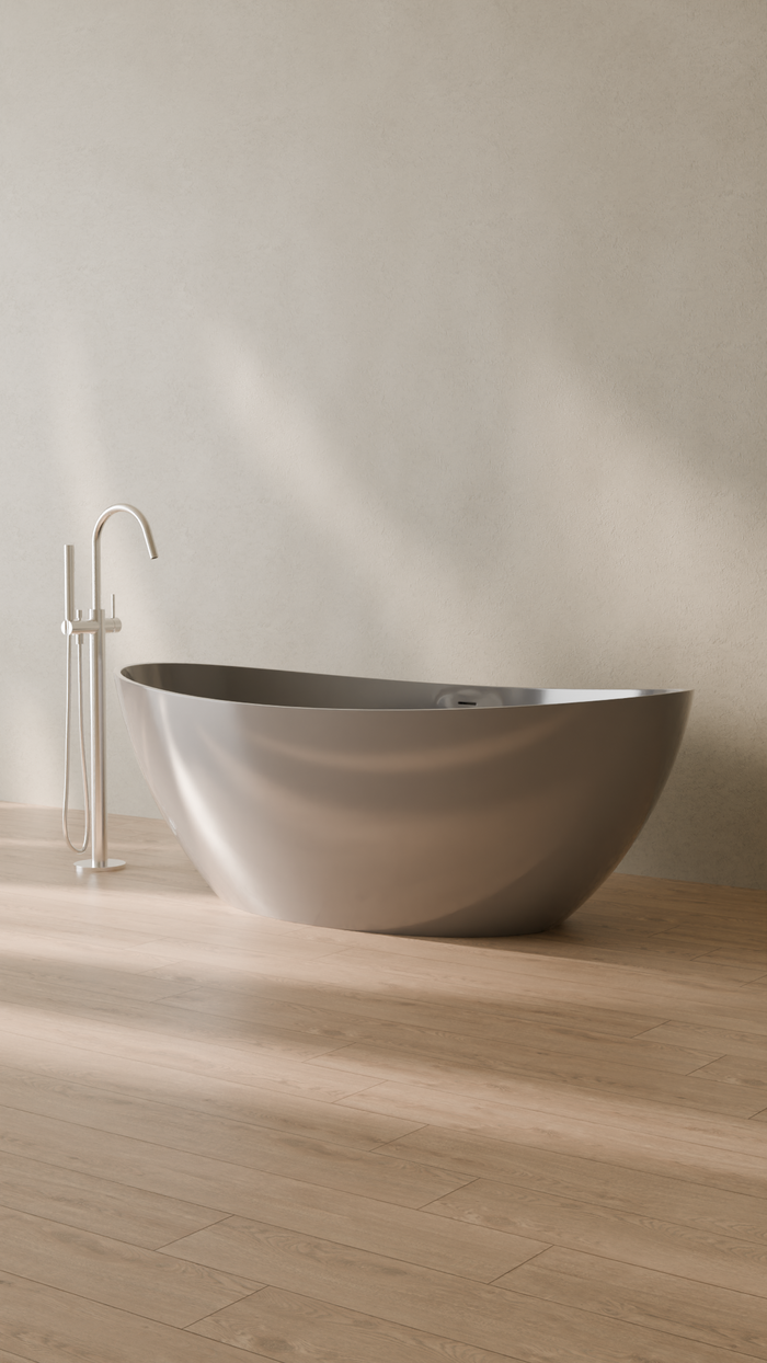 Badeloft details portrait 2026 | BW-03-L | Grey | Bathtub_Glossy_Grey__Camera_Angle_3.png
