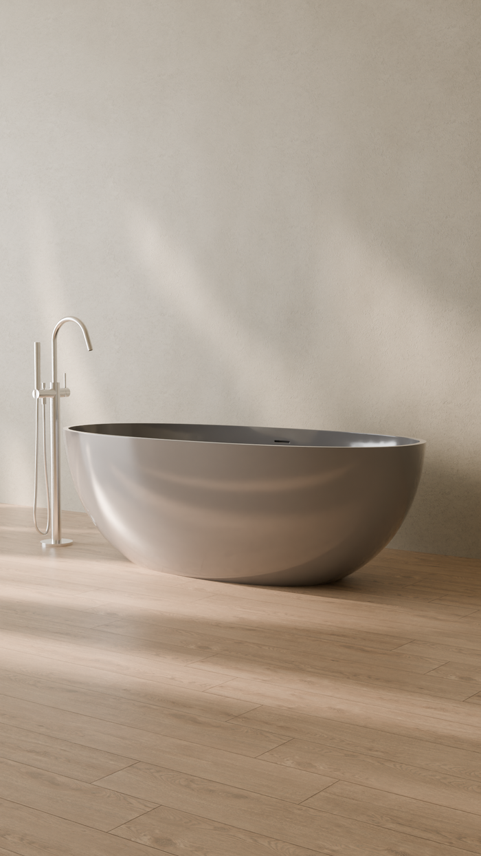 Badeloft details portrait 2026 | BW-10-L | Grey | Bathtub_Glossy_Grey__Camera_Angle_3.png