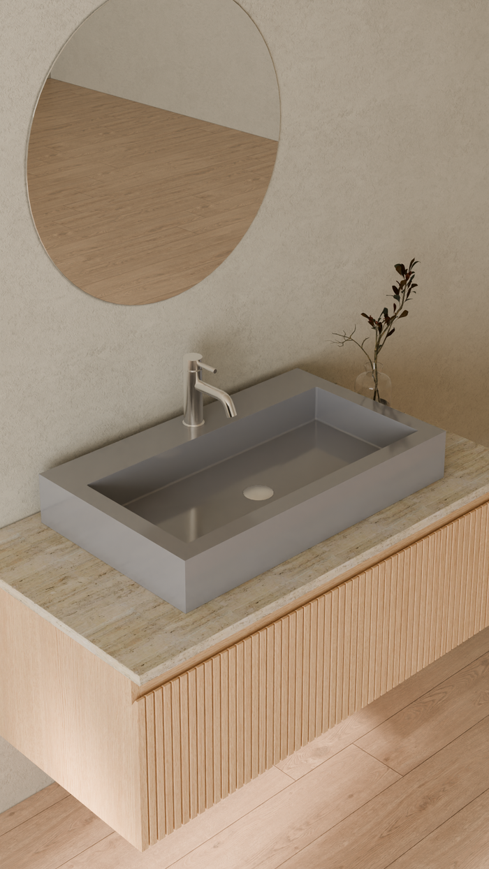 Badeloft details portrait 2026 | WB-05-L | Grey | Sink_Glossy_Grey__Camera_Angle_4.png