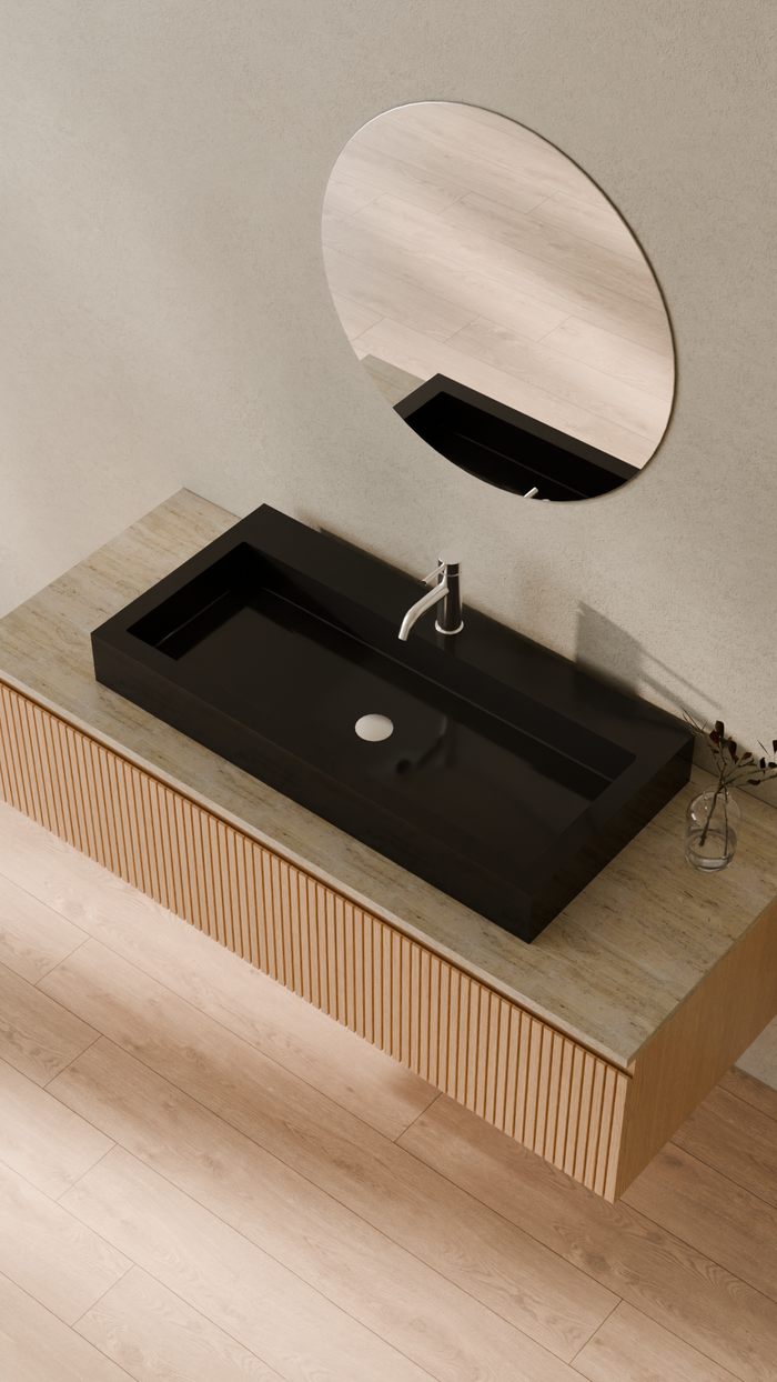 Badeloft details portrait 2026 | WB-05-XL | Black | Sink_Glossy_Black__Camera_Angle_2.png
