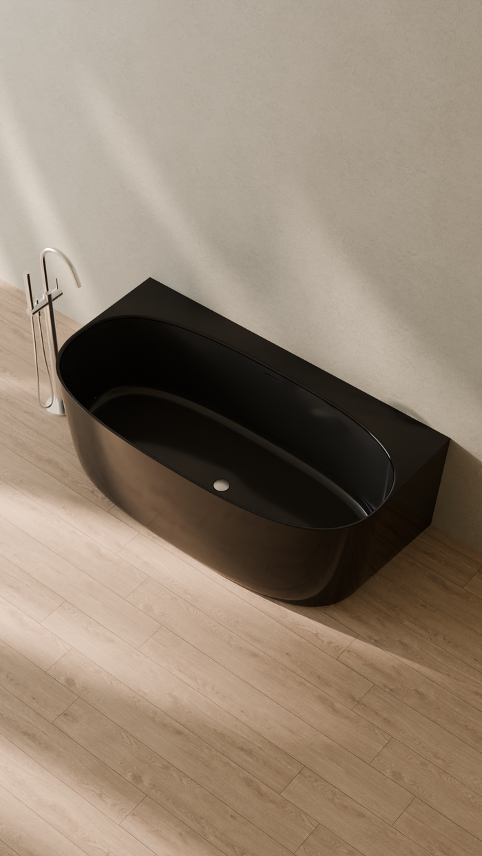 Badeloft details portrait 2026 | BW-11 | Black | Bathtub_Glossy_Black__Camera_Angle_2.png