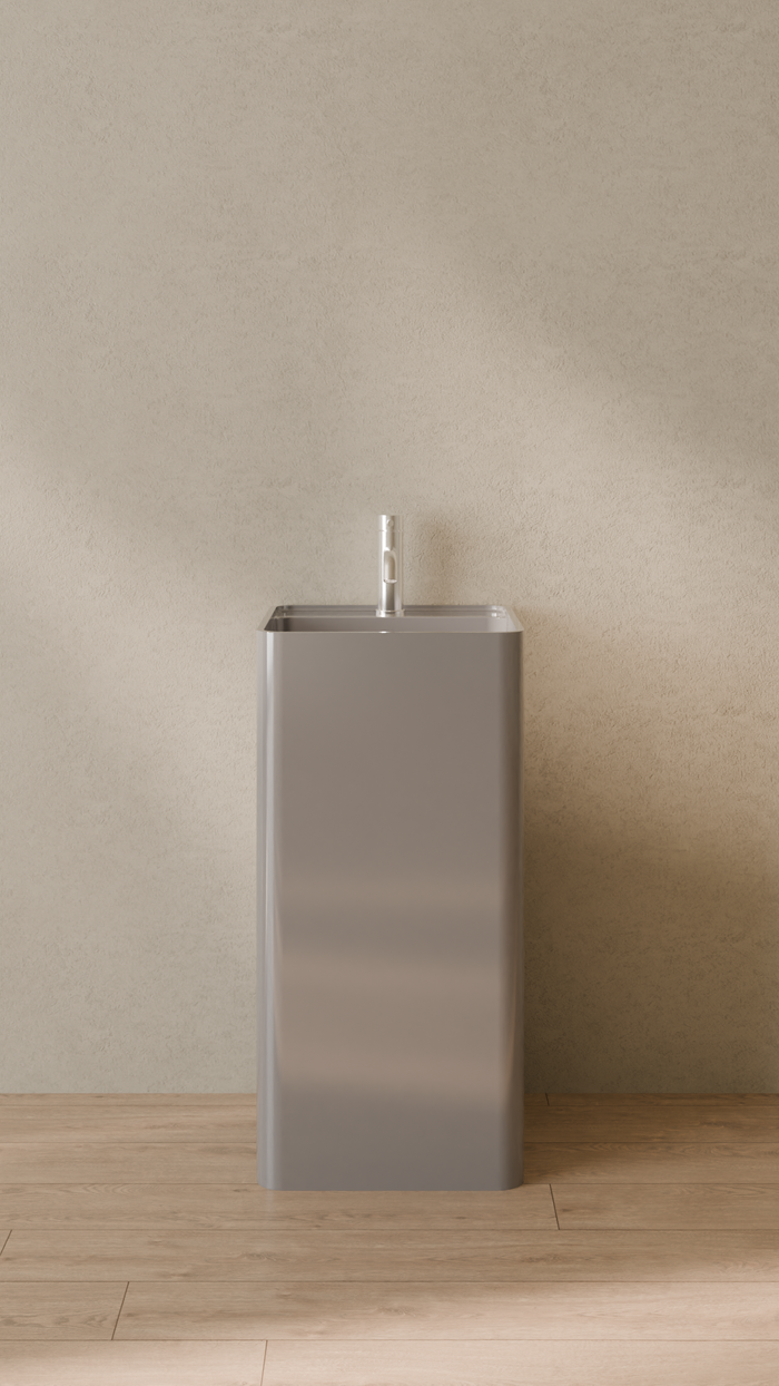 SUPERSEDED 2026-08-29 | Badeloft details portrait 2026 | SB-02-A | Grey | Sink_Glossy_Grey__Camera_Angle_1.png