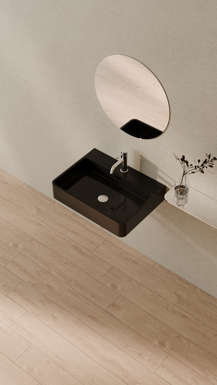 Badeloft details portrait 2026 | WT-01-M | Black | Sink_Glossy_Black__Camera_Angle_2.png