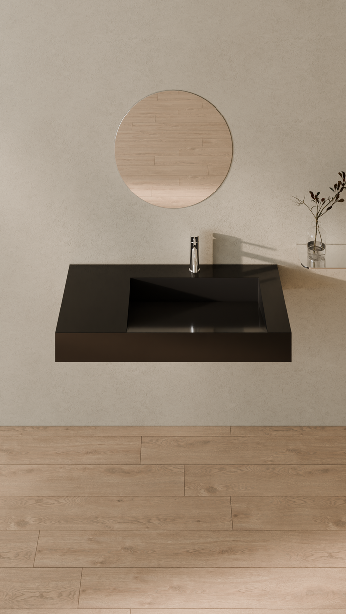 Badeloft details portrait 2026 | WT-04-B | Black | Sink_Glossy_Black__Camera_Angle_3.png