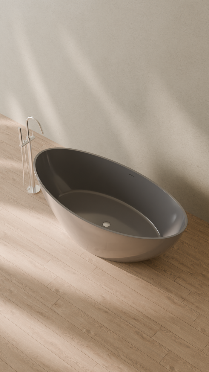 Badeloft details portrait 2026 | BW-03-XL | Grey | Bathtub_Glossy_Grey__Camera_Angle_2.png