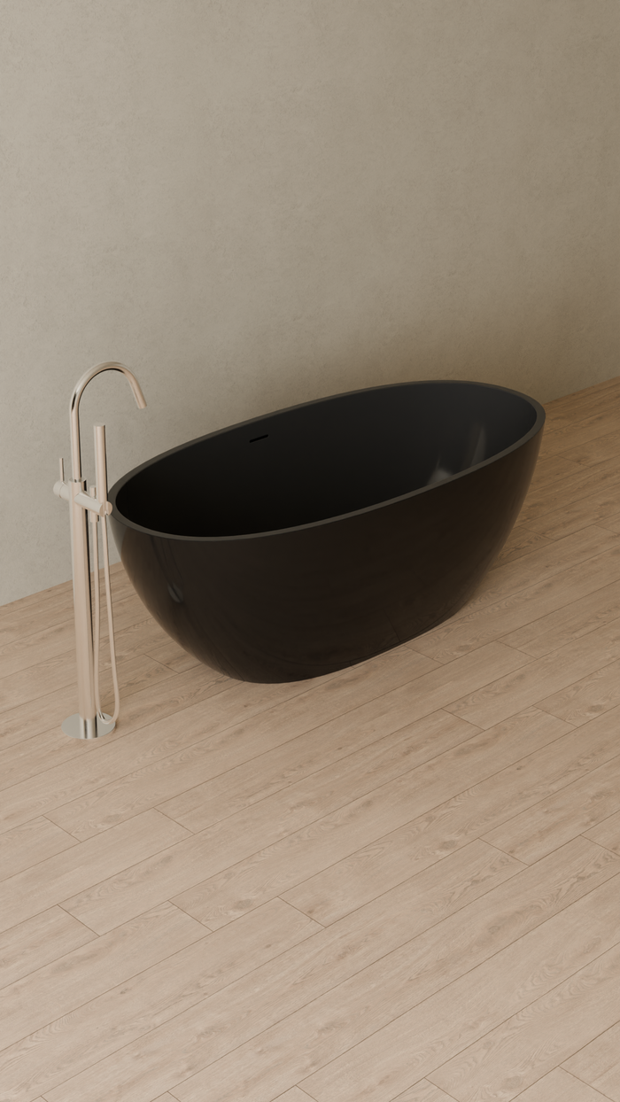 Badeloft details portrait 2026 | BW-10-M | Black | Bathtub_Glossy_Black__Camera_Angle_4.png