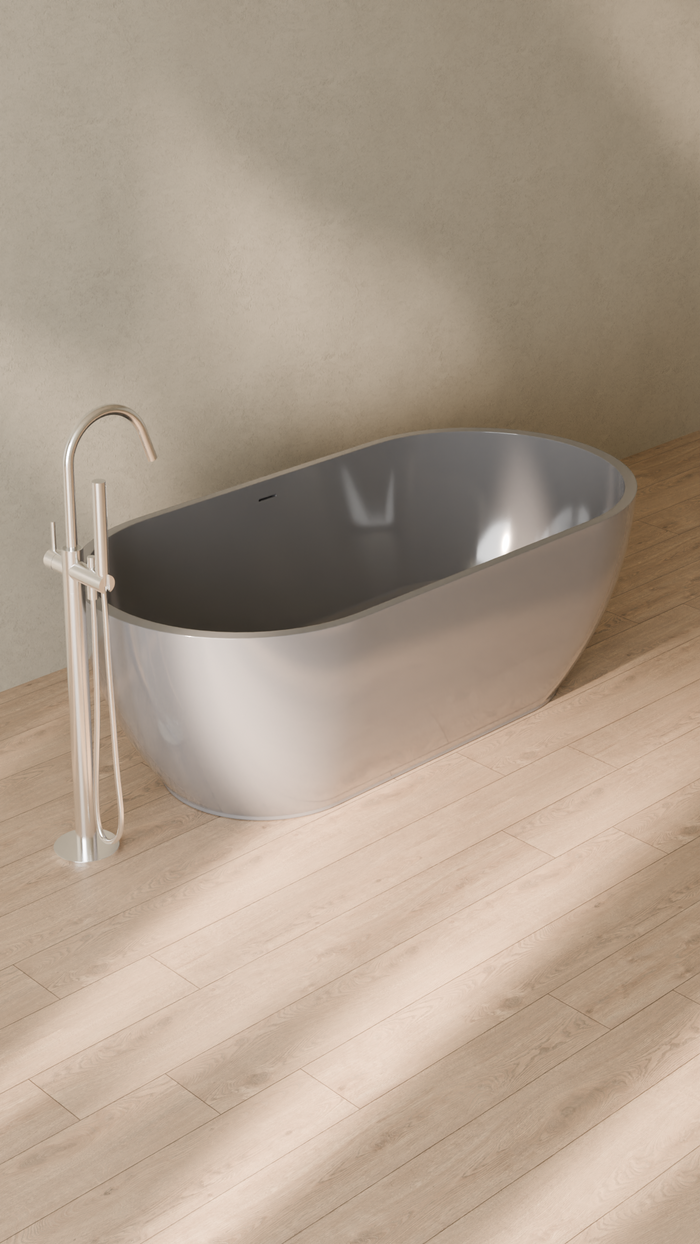 Badeloft details portrait 2026 | BW-02-M | Grey | Bathtub_Glossy_Grey__Camera_Angle_4.png
