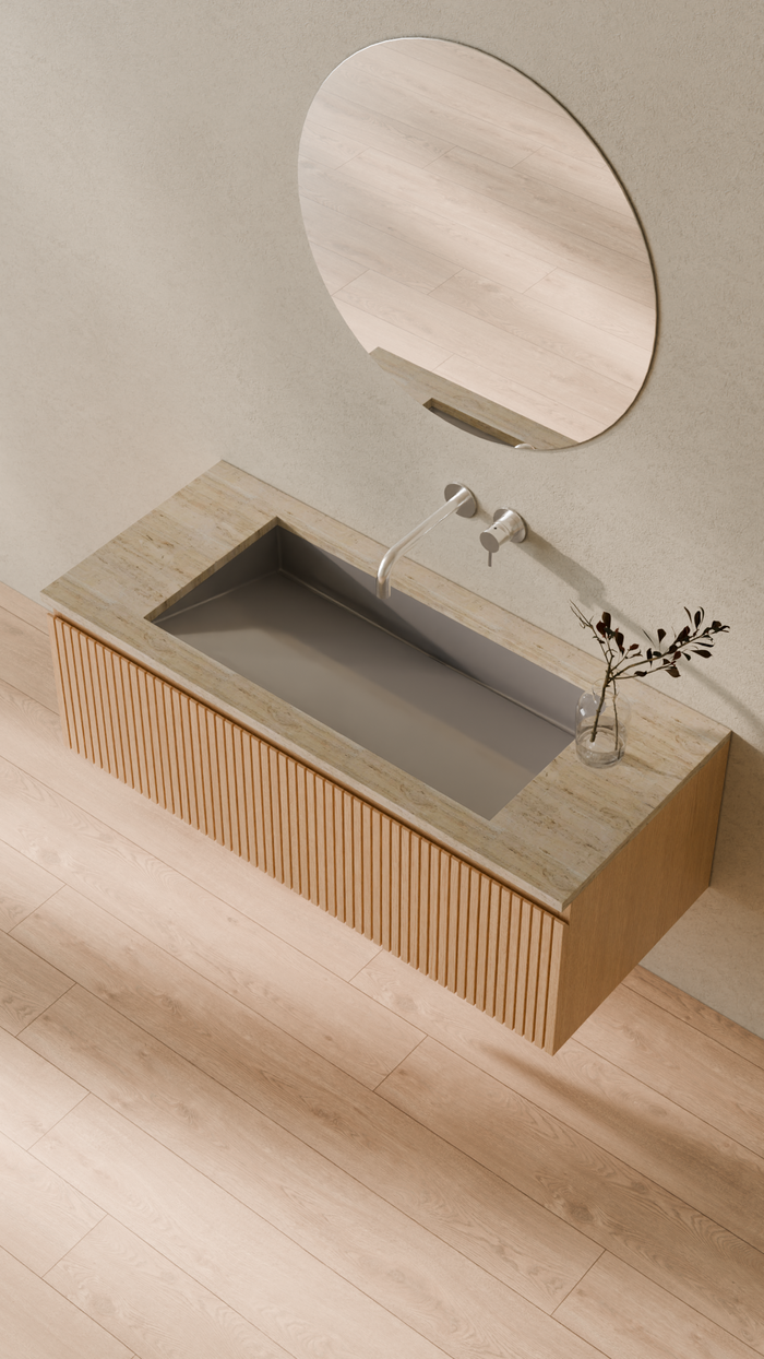 Badeloft details portrait 2026 | UB-04-32 | Grey | Sink_Glossy_Grey__Camera_Angle_2.png