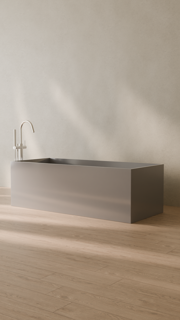 Badeloft details portrait 2026 | BW-06-XL | Grey | Bathtub_Glossy_Grey__Camera_Angle_3.png