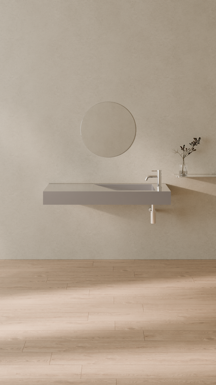 Badeloft details portrait 2026 | WT-05-B | Grey | Sink_Glossy_Grey__Camera_Angle_1.png