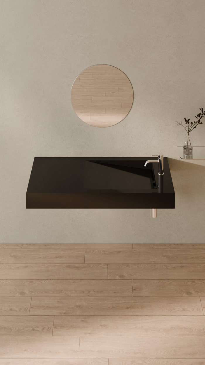 Badeloft details portrait 2026 | WT-05-B | Black | Sink_Glossy_Black__Camera_Angle_3.png