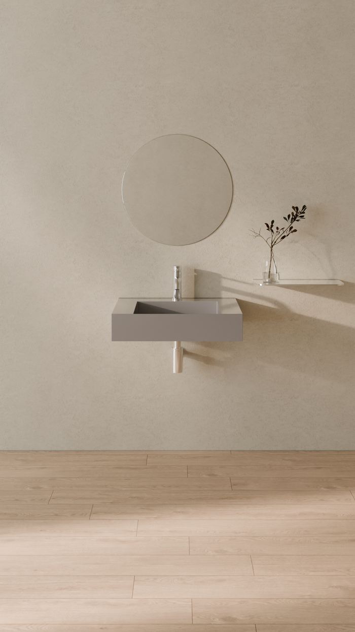 Badeloft details portrait 2026 | WT-04-E | Grey | Sink_Glossy_Grey__Camera_Angle_1.png