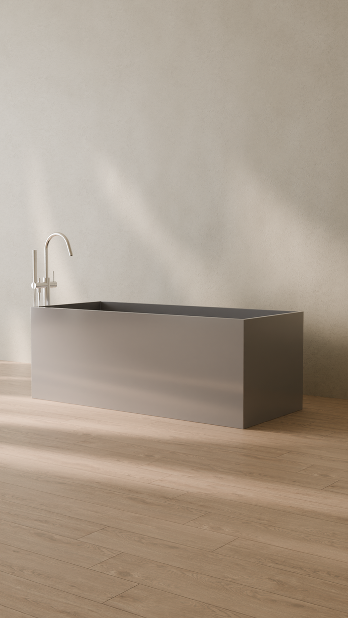 Badeloft details portrait 2026 | BW-06-L | Grey | Bathtub_Glossy_Grey__Camera_Angle_3.png
