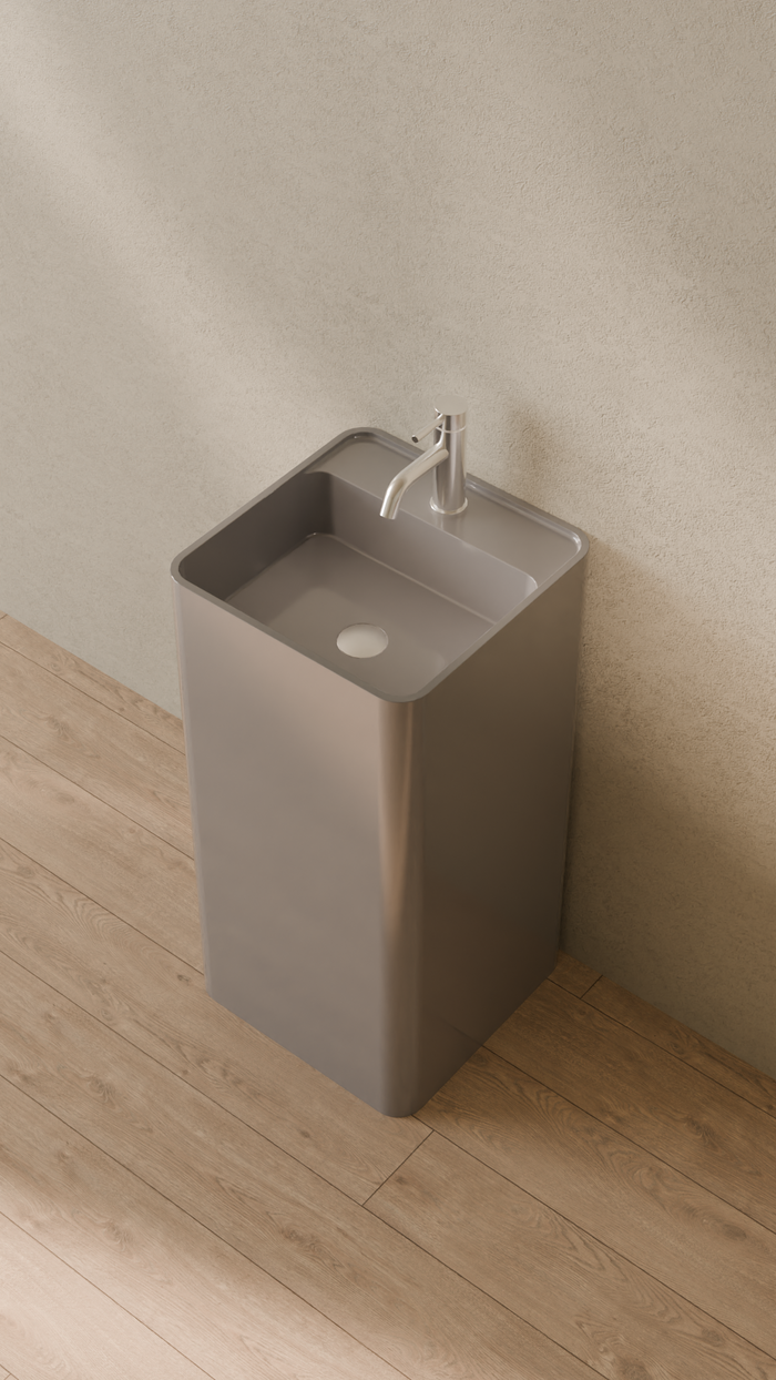 SUPERSEDED 2026-08-29 | Badeloft details portrait 2026 | SB-02-A | Grey | Sink_Glossy_Grey__Camera_Angle_2.png