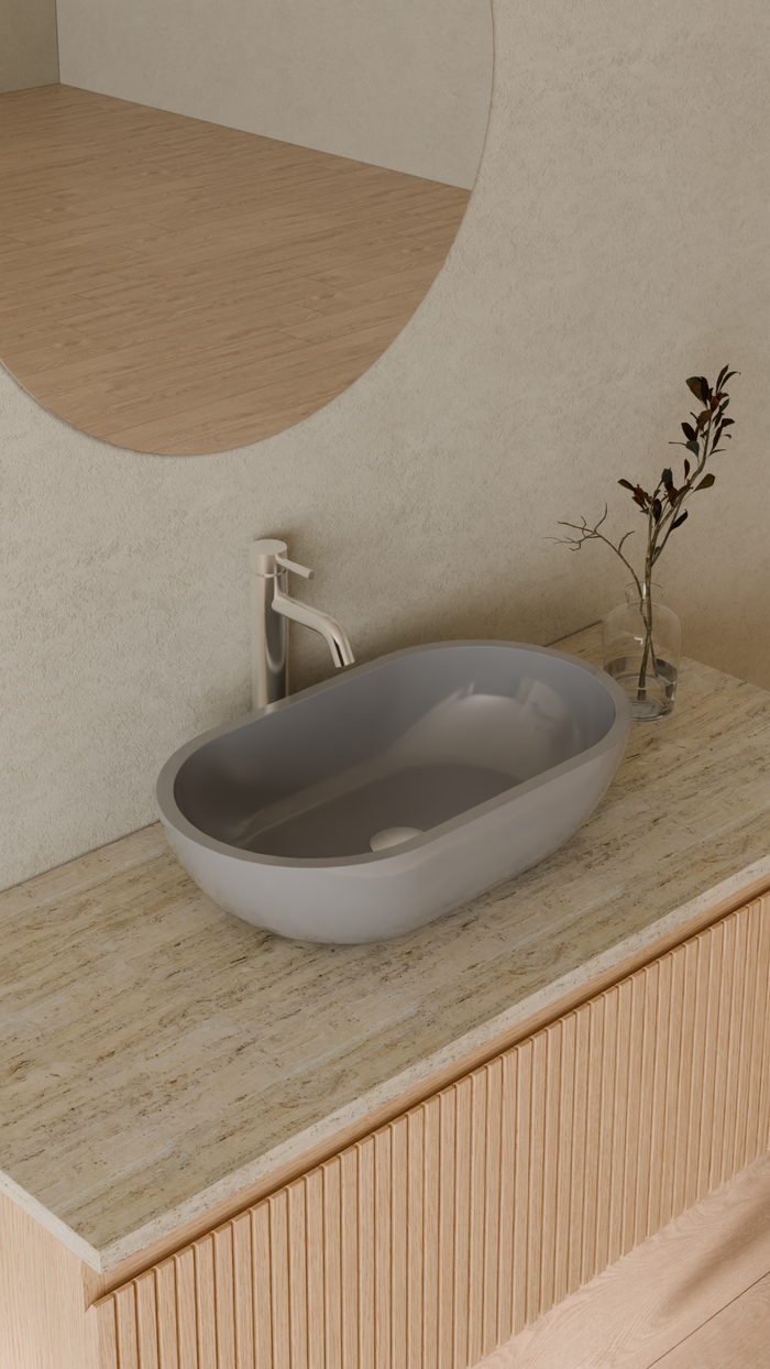 Badeloft details portrait 2026 | WB-02 | Grey | Sink_Glossy_Grey__Camera_Angle_4.png