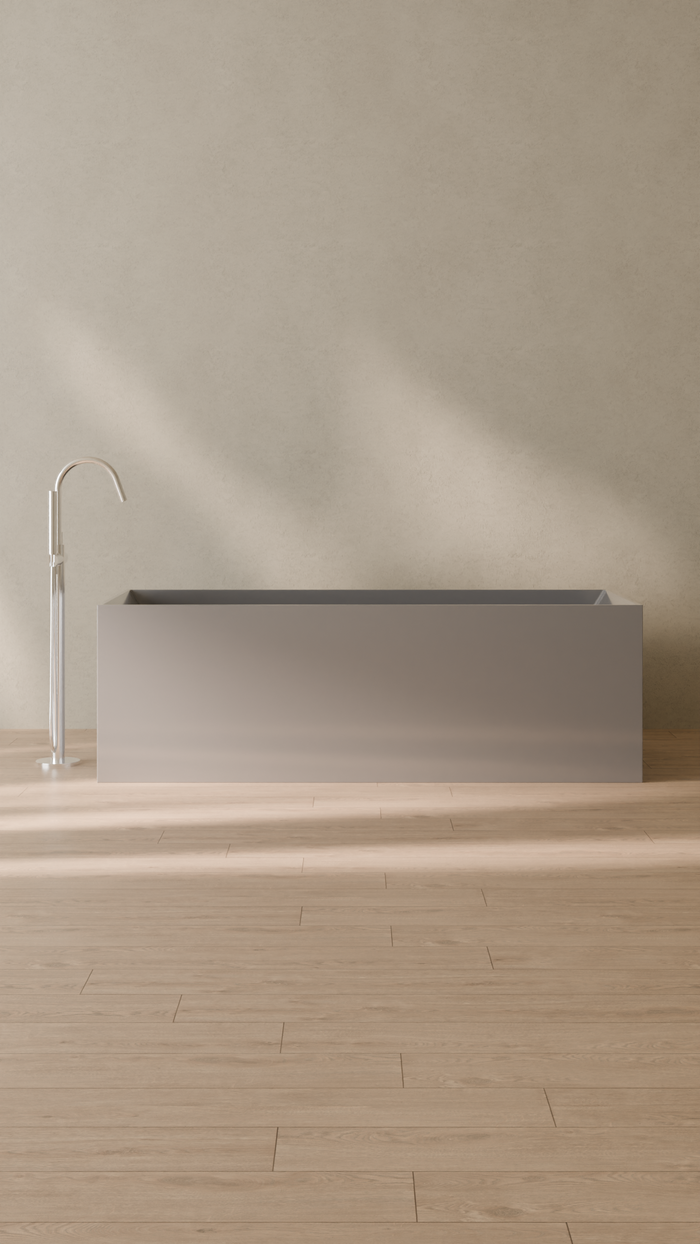 Badeloft details portrait 2026 | BW-07 | Grey | Bathtub_Glossy_Grey__Camera_Angle_1.png