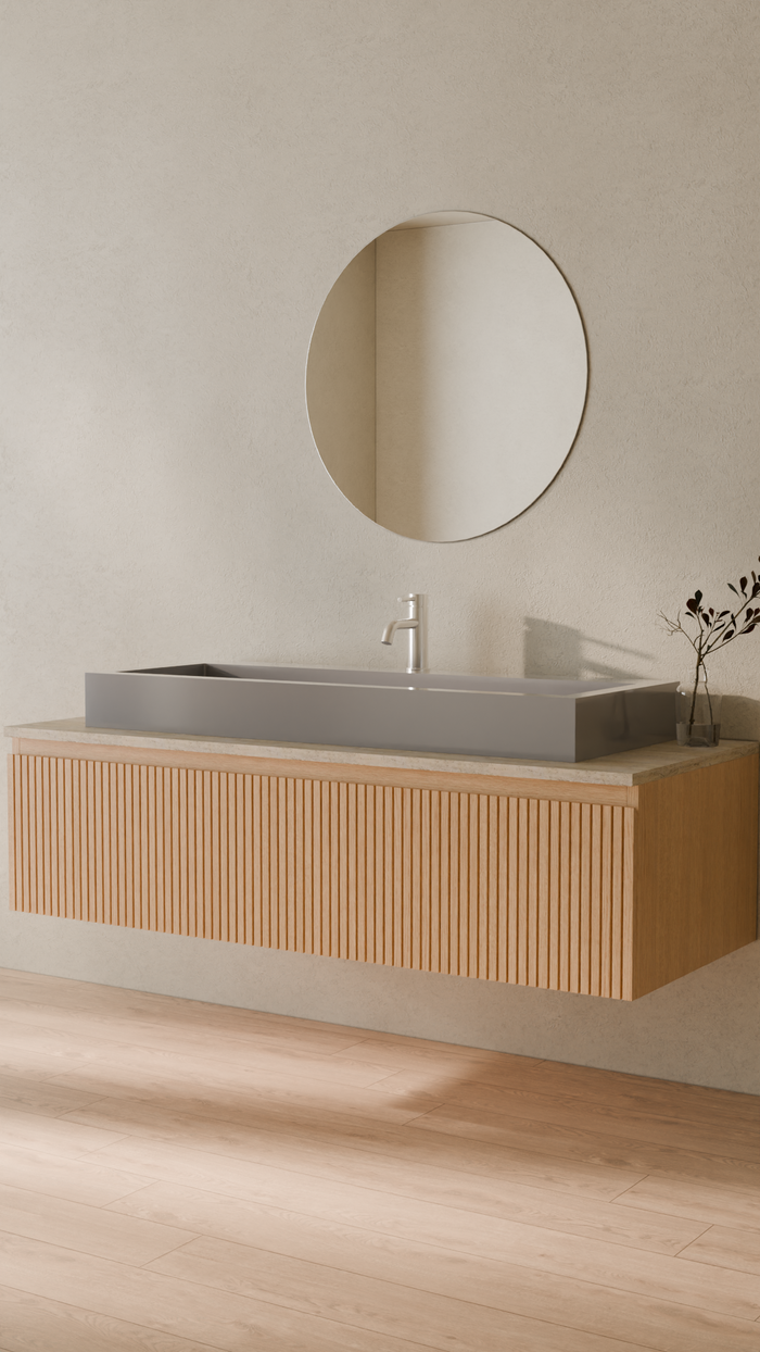 Badeloft details portrait 2026 | WB-05-XXL | Grey | Sink_Glossy_Grey__Camera_Angle_3.png
