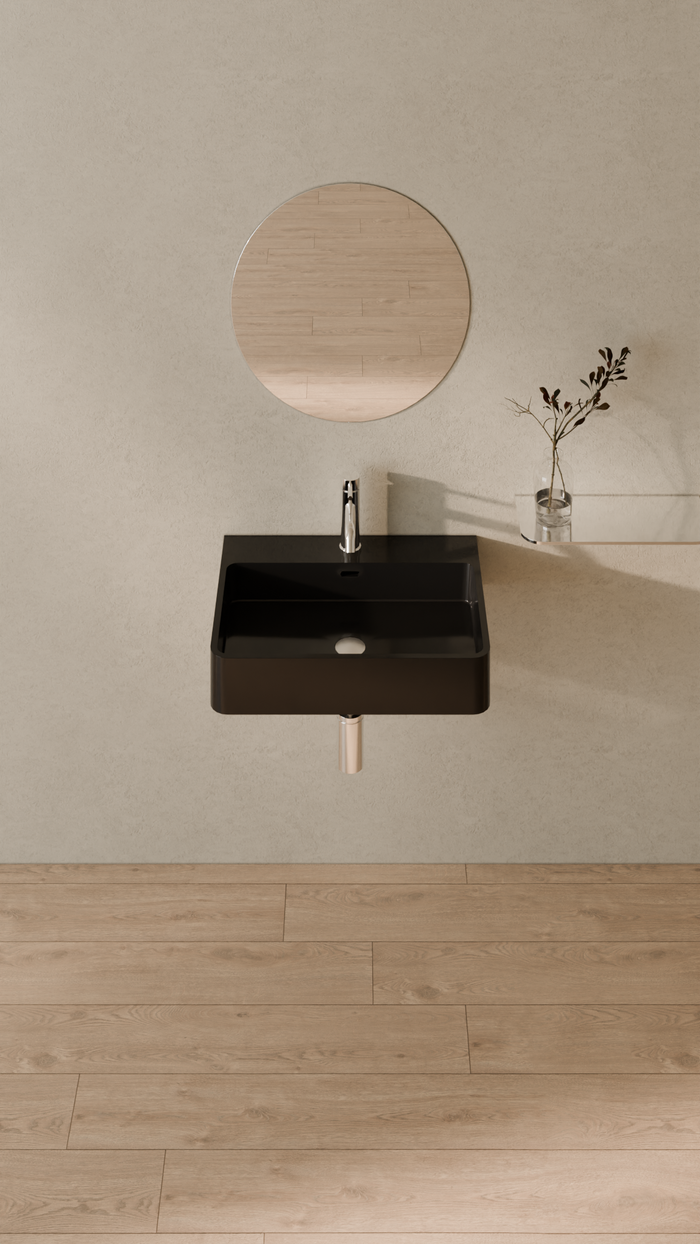 Badeloft details portrait 2026 | WT-01-M | Black | Sink_Glossy_Black__Camera_Angle_3.png