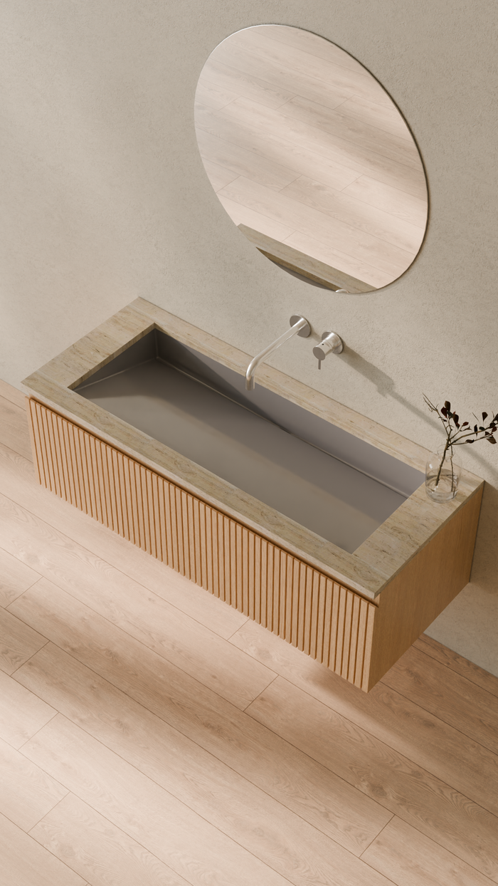 Badeloft details portrait 2026 | UB-04-40 | Grey | Sink_Glossy_Grey__Camera_Angle_2.png