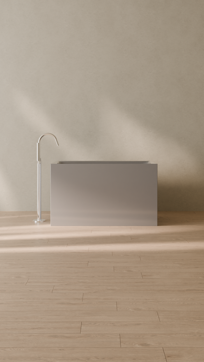 Badeloft details portrait 2026 | BW-06-S | Grey | Bathtub_Glossy_Grey__Camera_Angle_1.png
