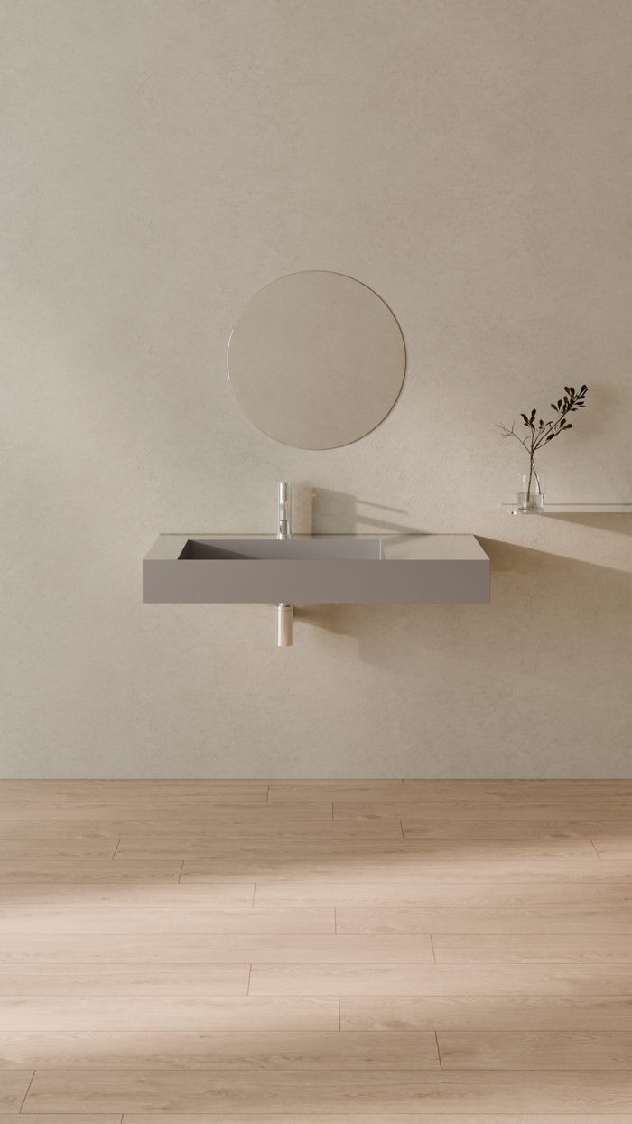 Badeloft details portrait 2026 | WT-04-A | Grey | Sink_Glossy_Grey__Camera_Angle_1.png