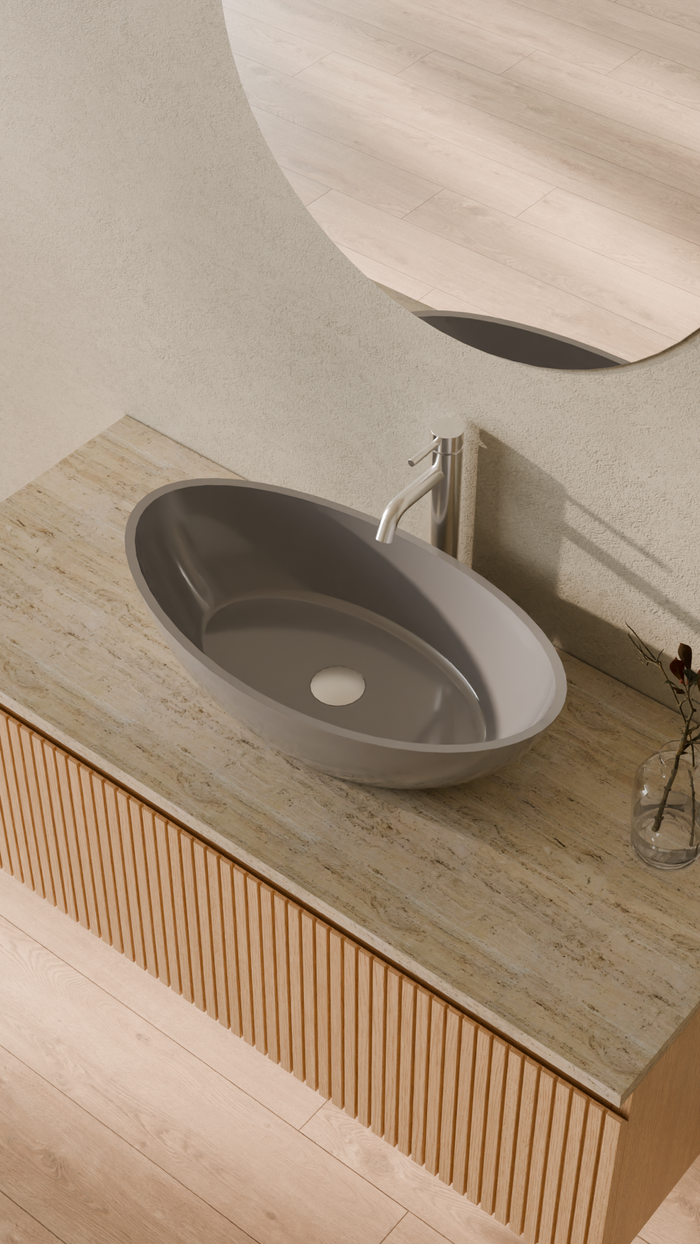 Badeloft details portrait 2026 | WB-03 | Grey | Sink_Glossy_Grey__Camera_Angle_2.png