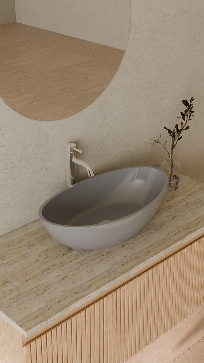 Badeloft details portrait 2026 | WB-03 | Grey | Sink_Glossy_Grey__Camera_Angle_4.png