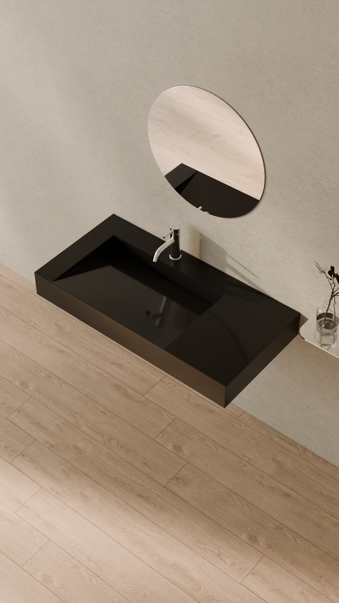 Badeloft details portrait 2026 | WT-04-A | Black | Sink_Glossy_Black__Camera_Angle_2.png