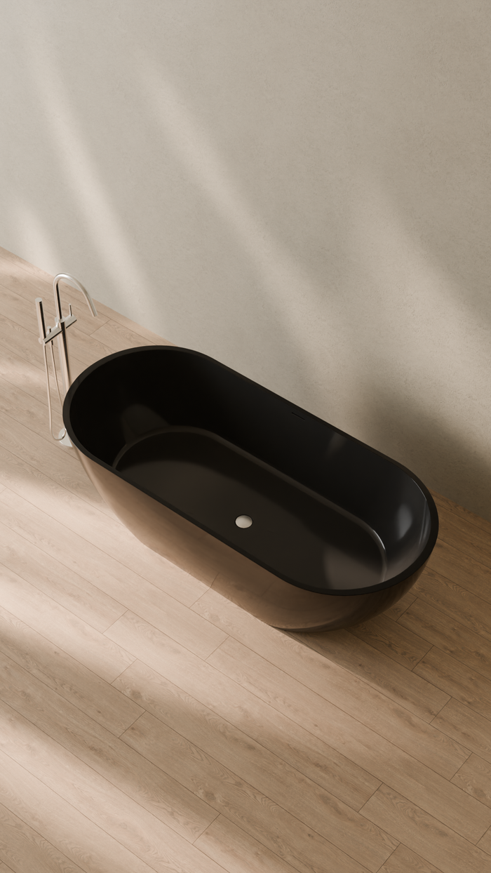 Badeloft details portrait 2026 | BW-02-XL | Black | Bathtub_Glossy_Black__Camera_Angle_2.png