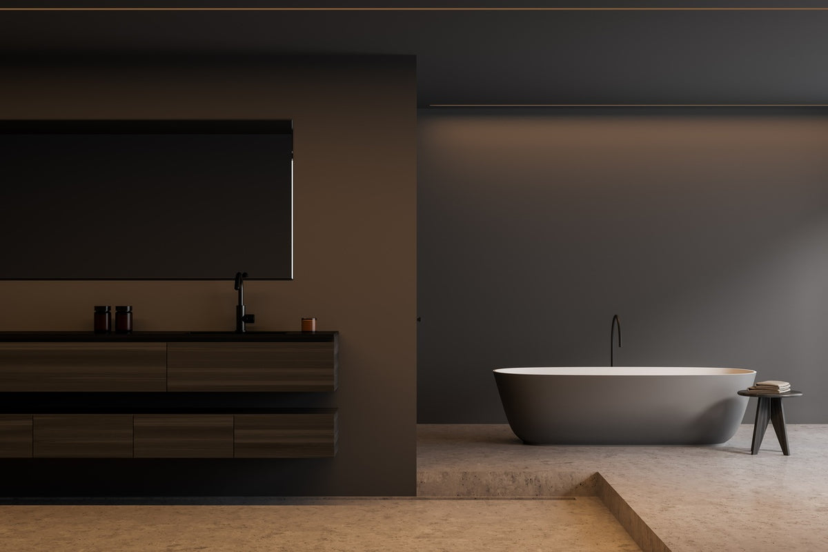 How to Decorate a Bathroom: Subtract First, Then Add Three Layers