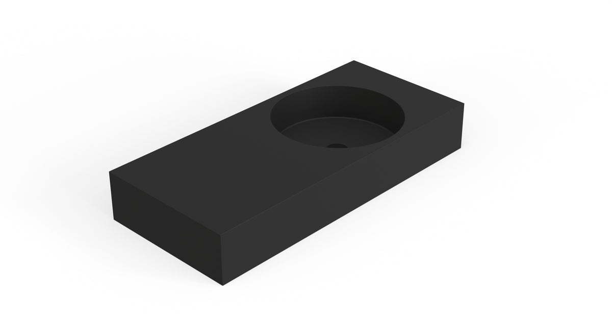 Wall Mounted Sink WT-02-B-BLK